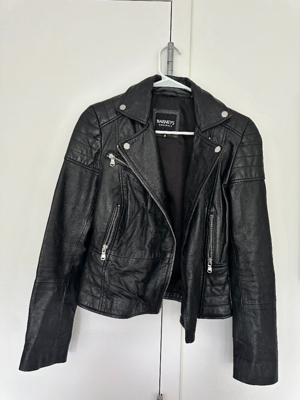 Barney’s Originals Clara Leather Jacket (Real Leather) NWOT